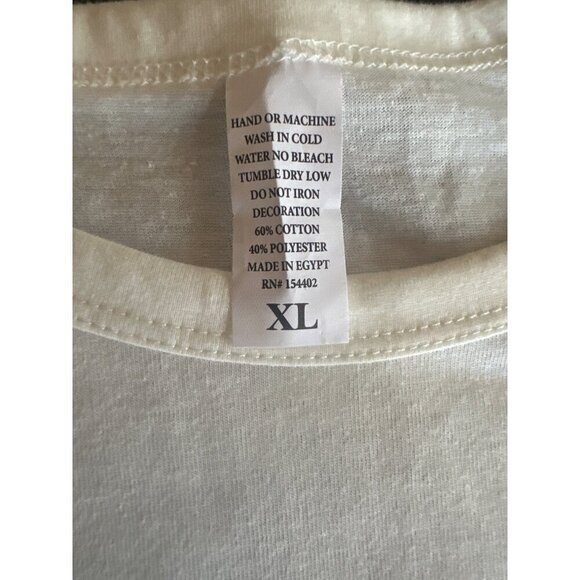 California An Awesome Place to Ride Cream T Shirt Size X Large - Picture 3 of 4